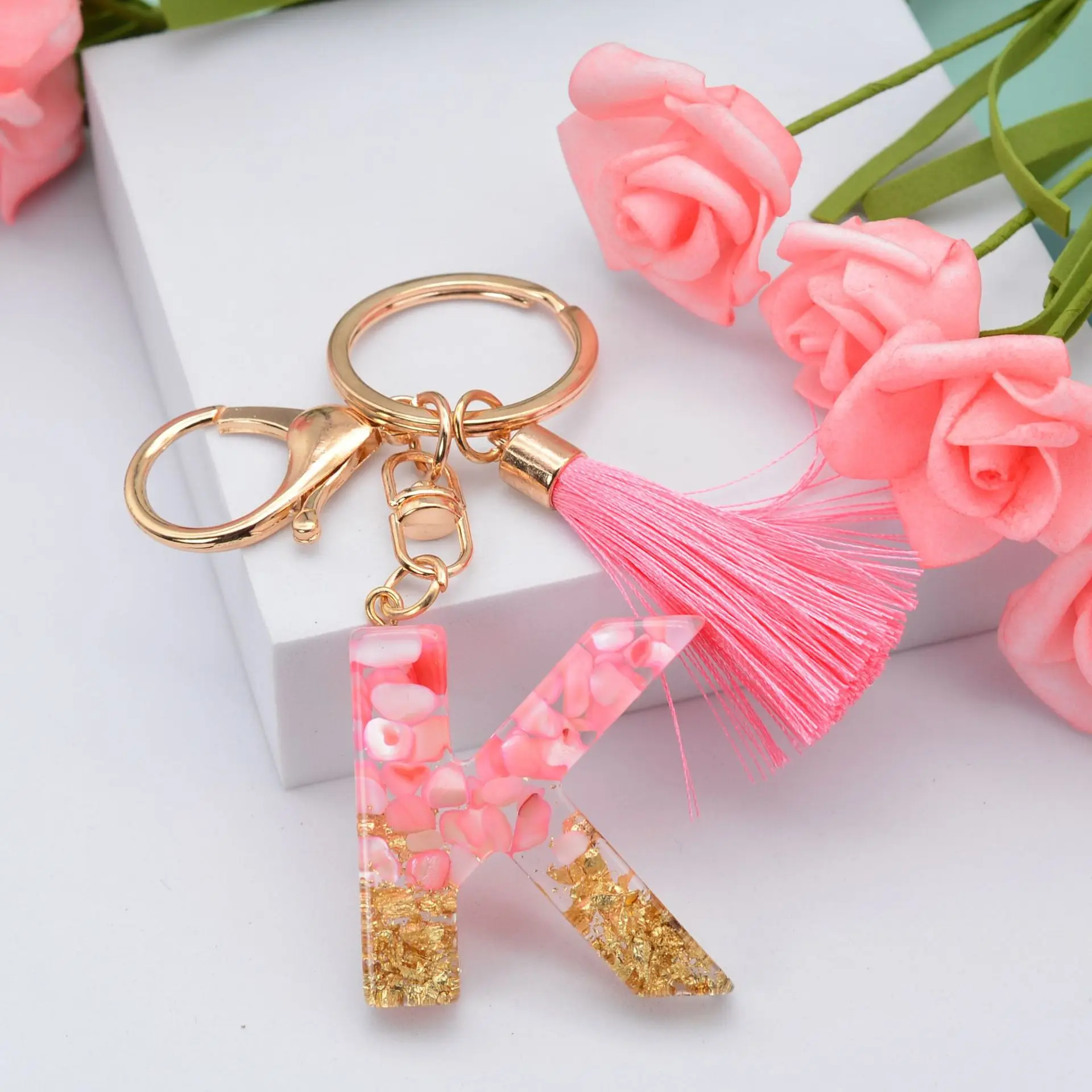 Accessories  Sparkly Rose Keychain Bag Charm New In Packaging