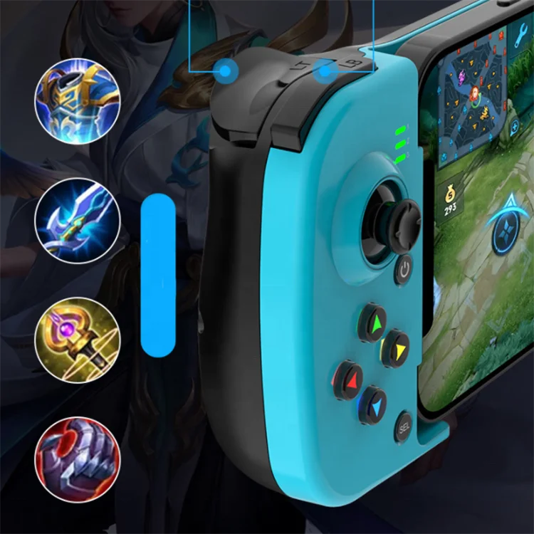 D3 Gamepad Telescopic Mobile Gaming Controller for PC IOS Android PUBG Switch PS4 Stretch Wireless 3D Joystick With Macro
