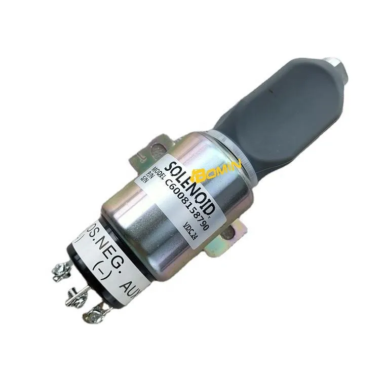 その他 shou1234 S4D95 E2190 PC200-8 QSB3.3 B3.3 Engine Shut-off Solenoid