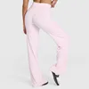 Pink-flare pants