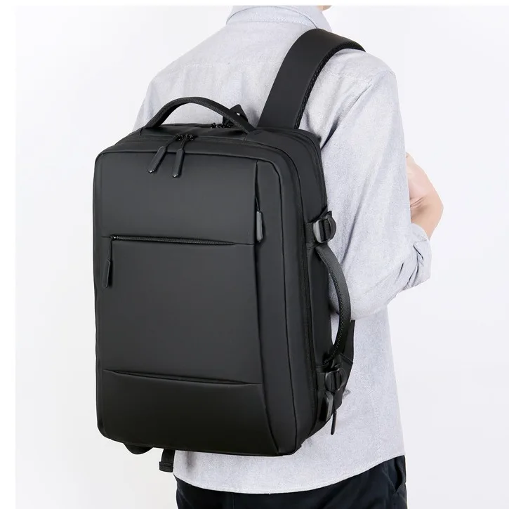 Large Capacity Expandable Men Backpack Usb Charging Male Laptop Bagpack ...