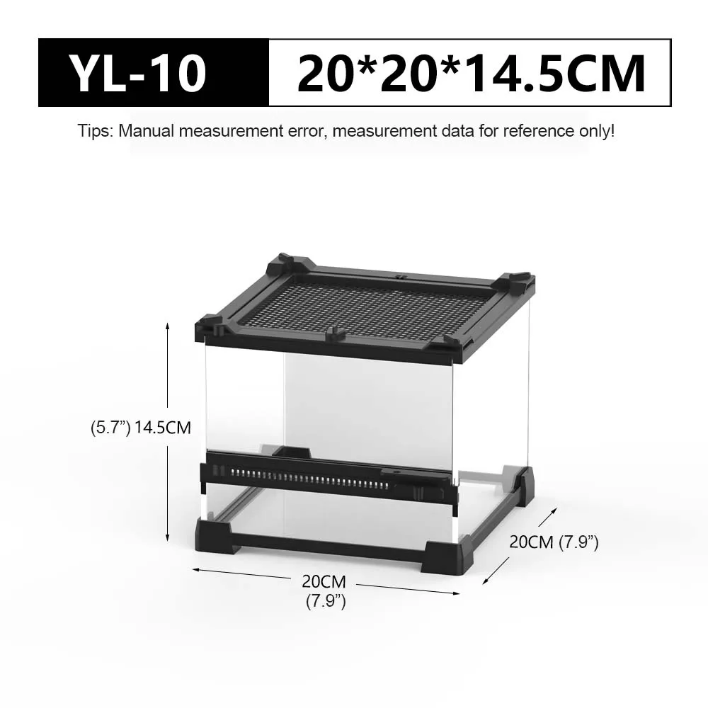 NOMOY PET Single Door Reptile Terrarium - Perfect for Geckos & Frogs