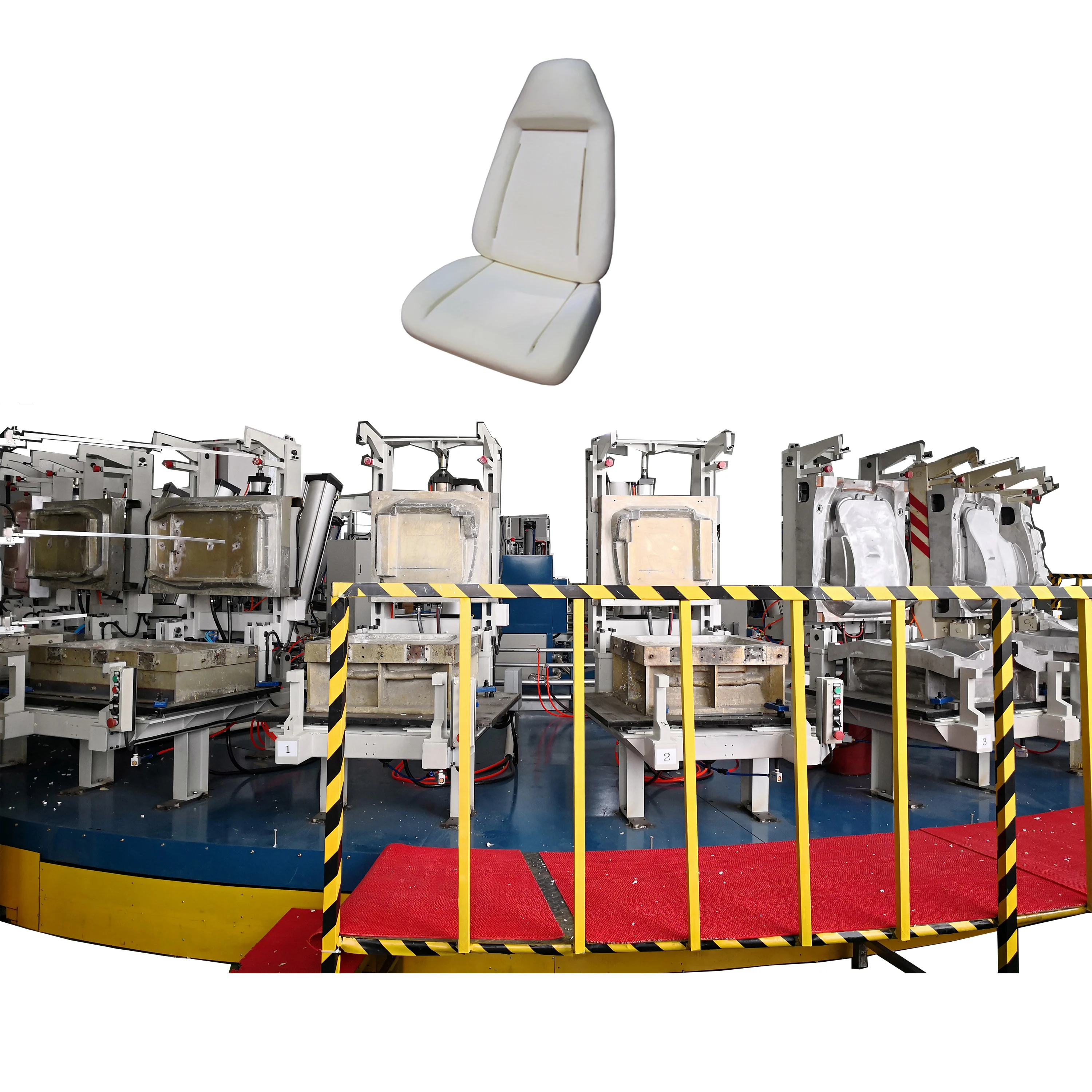 Automatic PU Pouring Machine Bicycle Assembly Line Production Line for Seat Foam Motorcycle