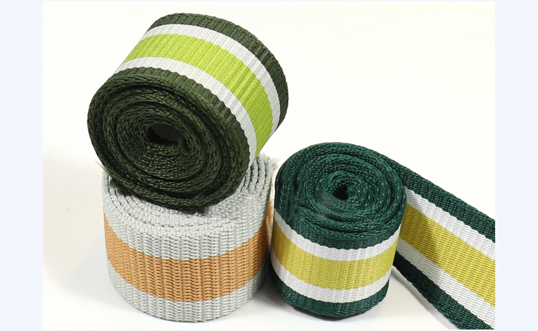 Custom 38mm Durable Jacquard Webbing Strap for Home Textiles Bags Shoes Versatile Bag & Shoe Accessory