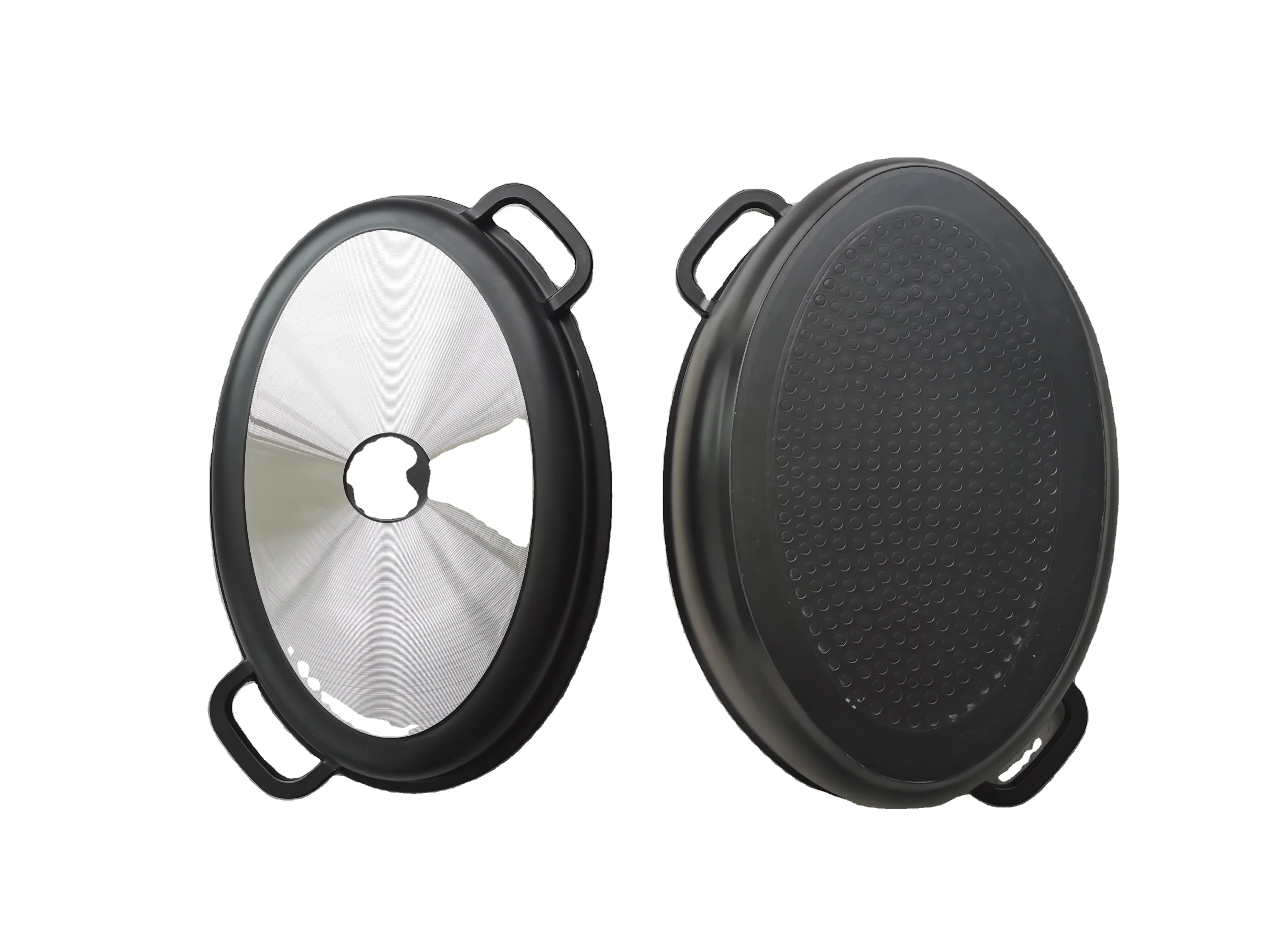 High Quality OEM Good Performance Oval Durable Classic Non-Stick Aluminum  Cookware Fish Bake Roaster Grill Pan