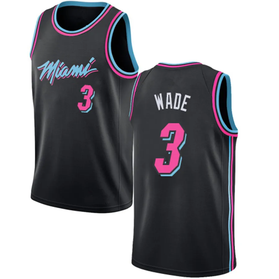 Wholesale Dwyane Wade Miami Basketball Jerseys 3 Stitched Classic Vintage  2021/22 USA Basketball City Edition Red Black From m.