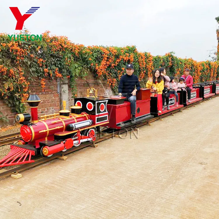 Cheap Price Amusement Park Kids Attractions Rides Electric Mini Steam Track  Miniature Train for Kids Playground