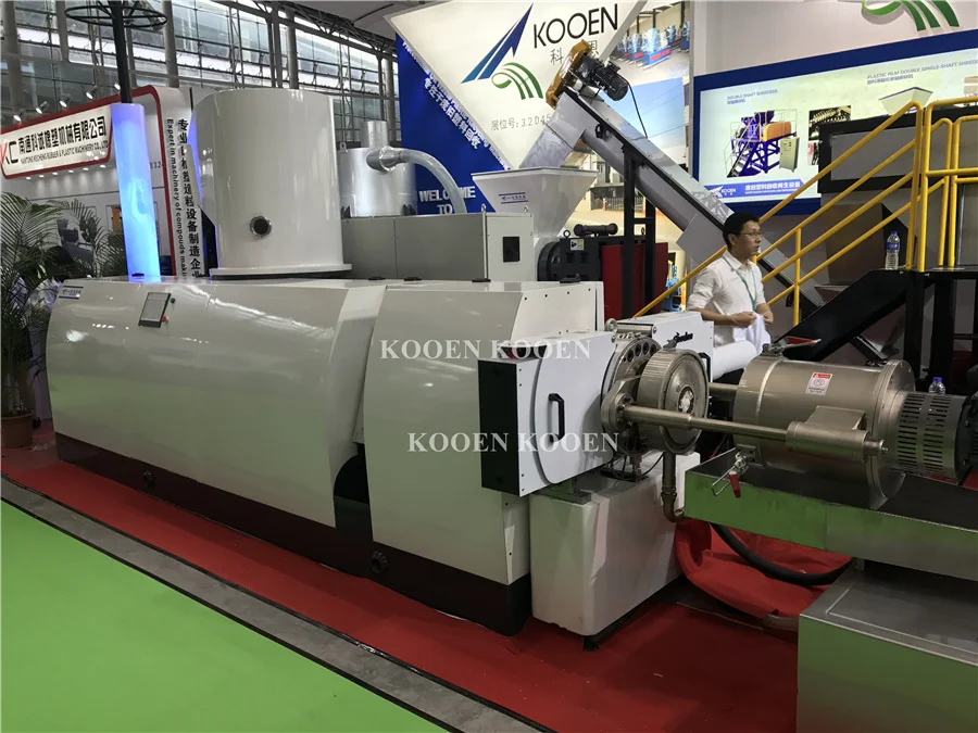 Pe pp pet plastic pellet making machine plastic pellet extruder machine plastic pelletizing machine