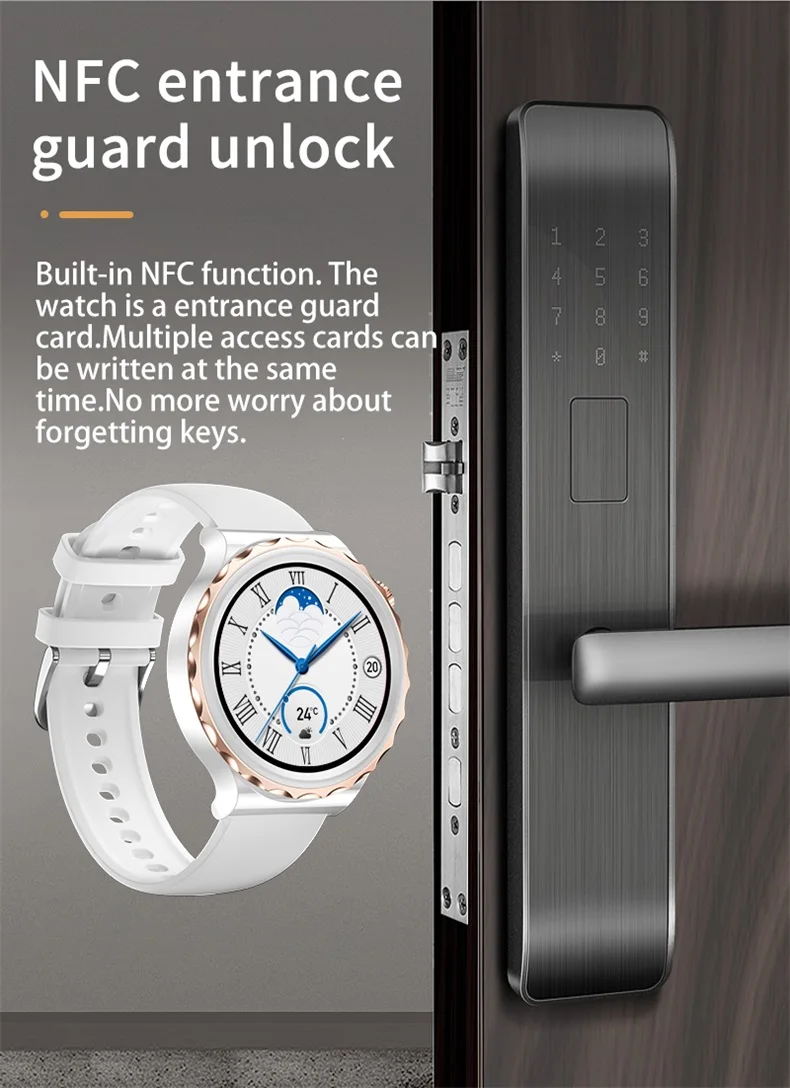 Hot Sale BT Call Watch D3 Pro Reloj Smart Watch Lady 1.32 inch 360x360 Full Screen Touch Women IP68 Waterproof Smartwatch D3 Pro (15).JPG