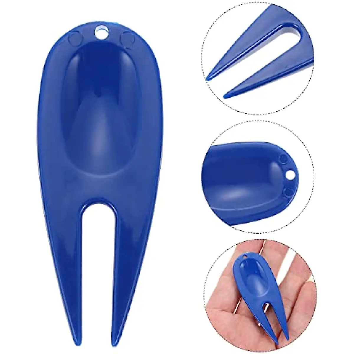 Golf Divot Repair Tools Plastic Pitchforks Switchblade Pitch Cleaner Nonslip Tool Multi