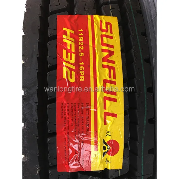 Sunfull Mirage Tyres - Durable 11R22.5 Radial Truck Tires