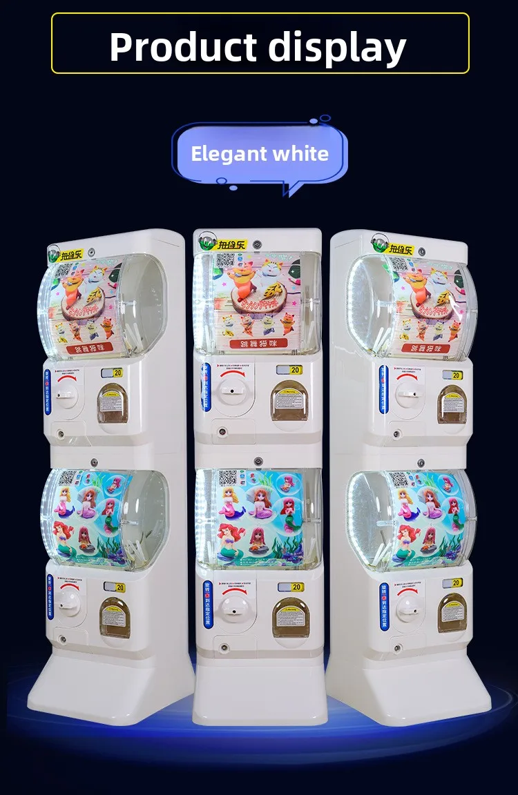 Factory Direct White Double-Layer Commercial  Machine Scan Code Payment Vending Machine Japanese Style