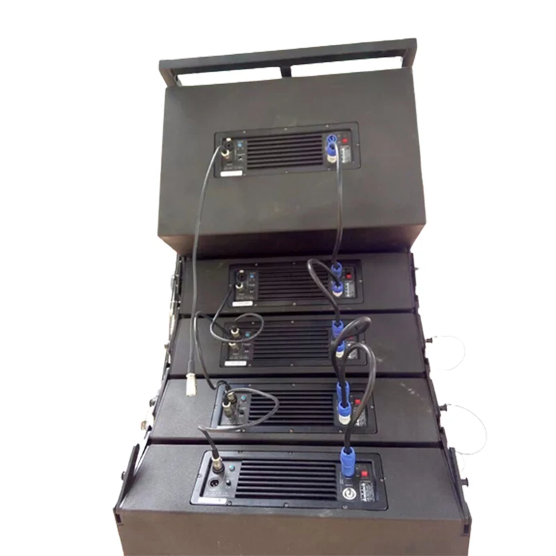 ITC Full Set Professional Audio Ohm Outdoor Speakers Sound System Power Line Array Speaker for Church