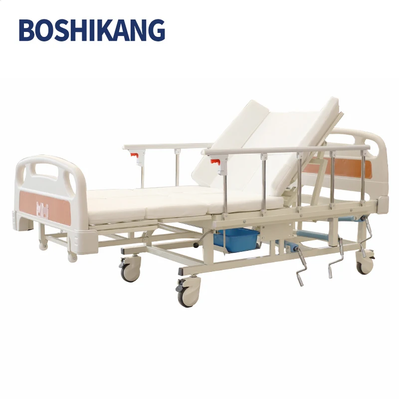 cheap price multi-function resident bed for nursing patient with toilet