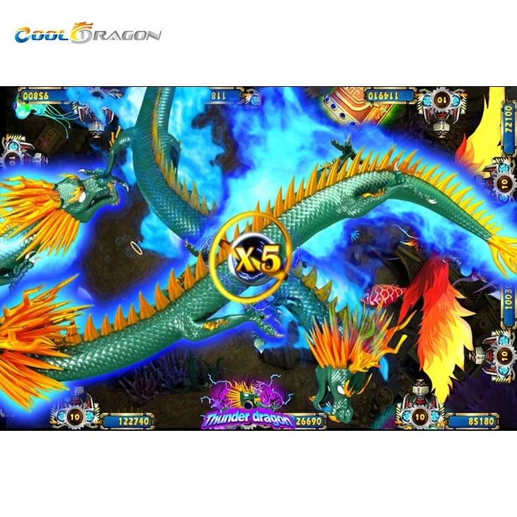 Leopard Strike Fish Game Board 6 Player Fish Table Ocean King Shooting Fishing Game Machines