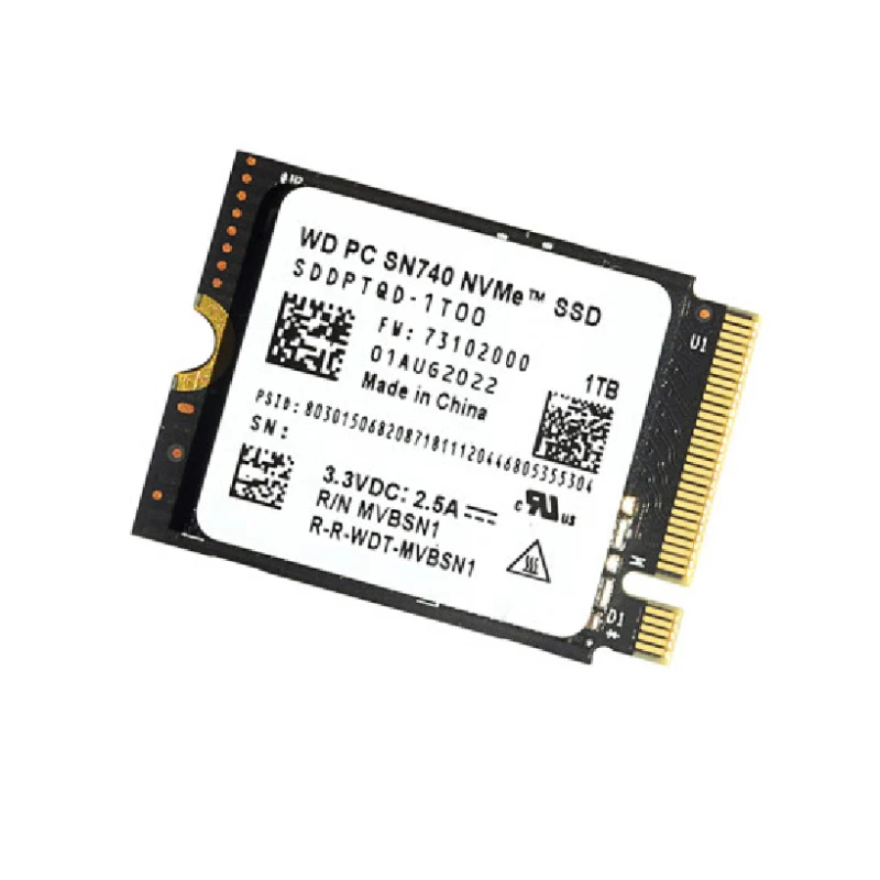SSD para PC SN740 NVMe con compatibilidad PCIe Gen4x4