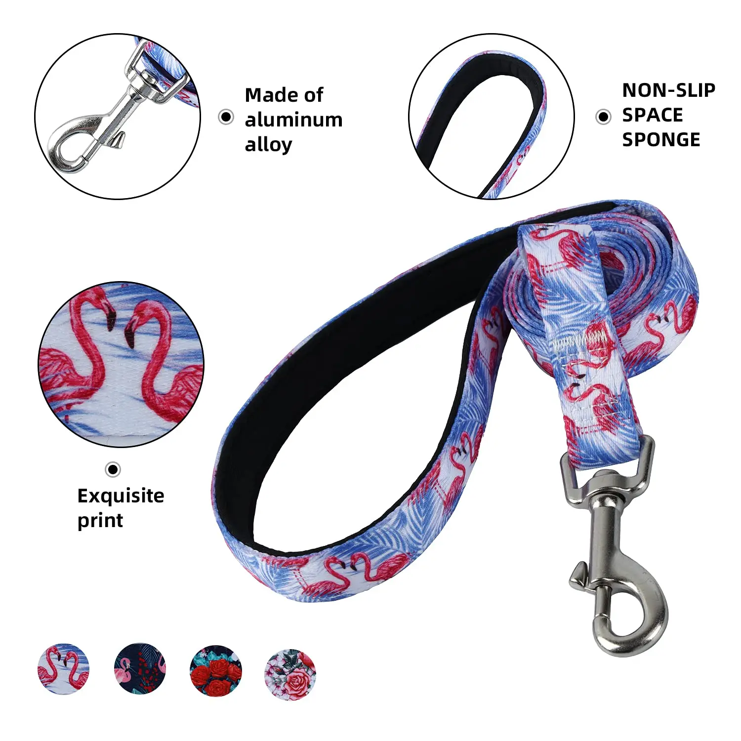 Custom Polyester Dog Leash And Collar Dog Training Collar And Leash
