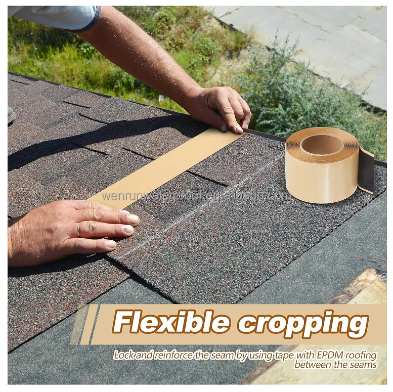 Double Sided Adhesive Epdm Roof Pond Seam Butyl Sealing Waterproof