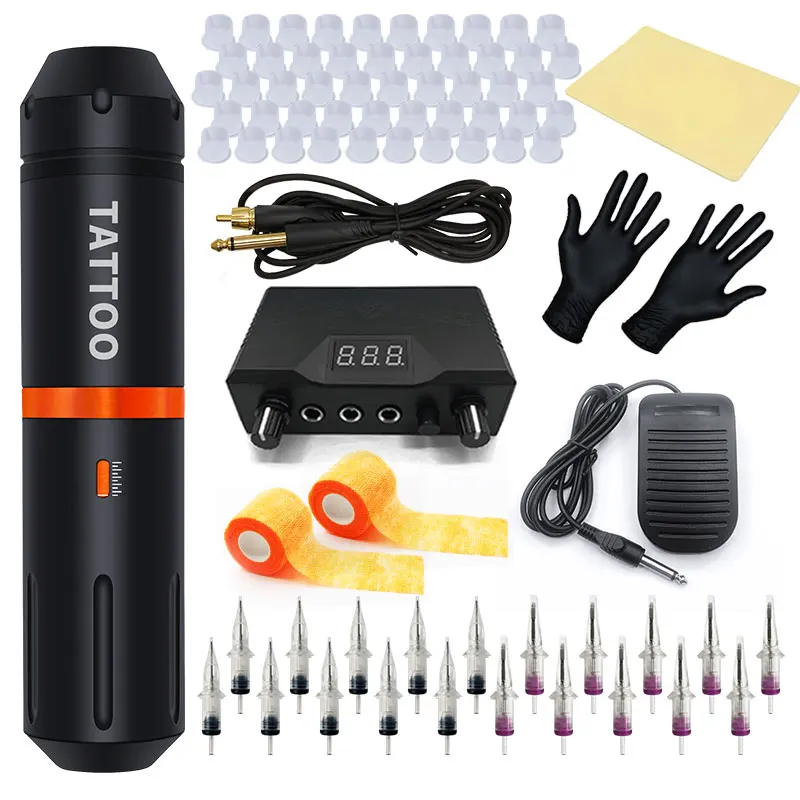 Tattoo Machine Set - Professional Complete Kit for Beginners