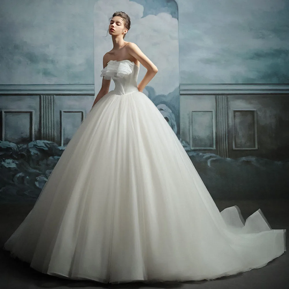 Bohemia Tiptop Ball Gown Women Wedding Dresses Engagement Party