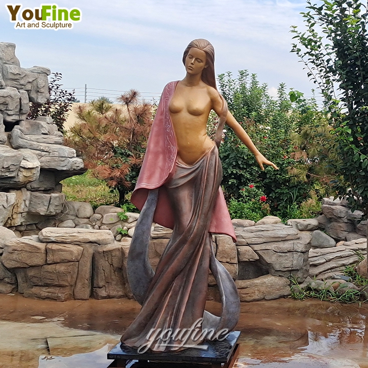 ♥️ブロンズ♥️女性像♥️ 彫刻 約88cm 18kg ♥️ブロンズ♥️女性像♥️ 彫刻 約88cm 18kg 美術品