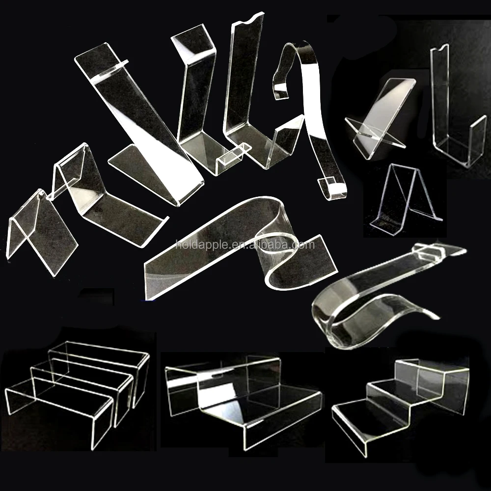 Acrylic Shoe Store Display Stands Clear Sandal Display Stands High Heel