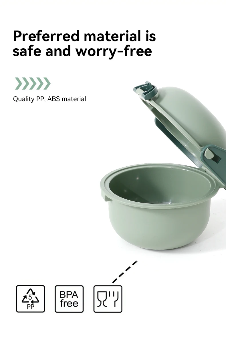 Revolving Pet Outdoor Soaking Bowl for Eating Dog Food Feeding Bowl Portable Tall Multi-purpose Foldable Serving Bowl factory