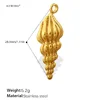 Whelk Shell charm