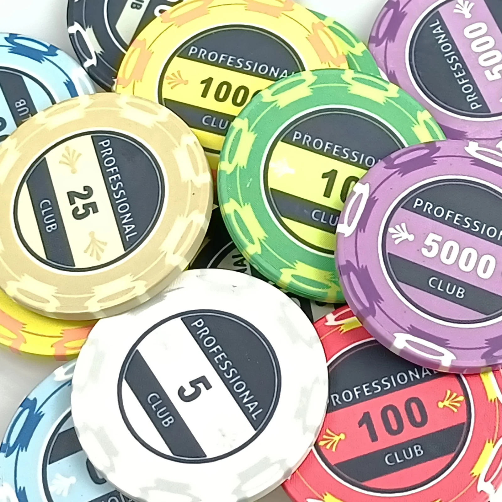 1 ⁄ 5 EPT セラミックポーカーチップ カジノチップ すぐ始めれるセット
