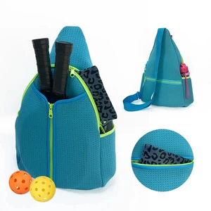 2026 Custom Logo  Hot Selling Premium Sports Neoprene Pickleball Backpack Women'S Shoulder Paddle Holder Racket Pickleball Bag