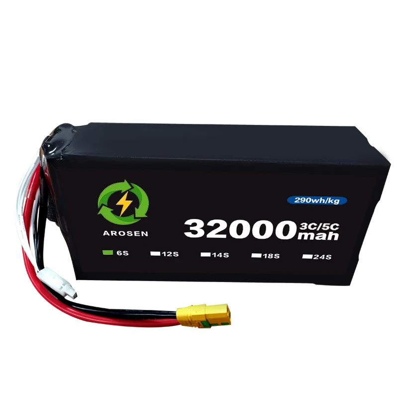 Fpv Drone Battery 22.2v 6s 32000mah 5c For Drone Rc Models Agriculture ...