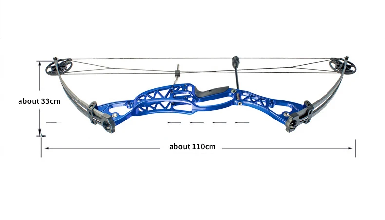40-60lbs Compound Bow with Lightweight Alloy Construction
