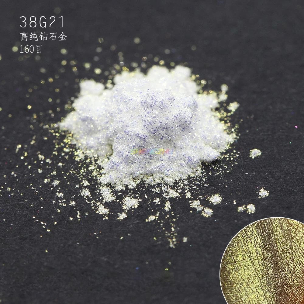 Sheng Zhu Pearls Diamonds Pigment Interference Mica Powder for Eye Shadow Nail Polish Resin