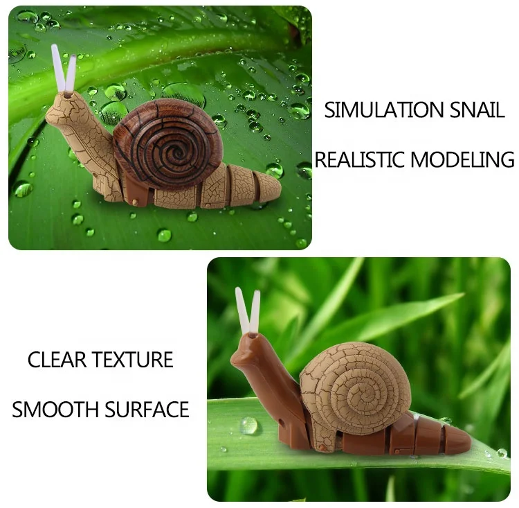 Simulated Infrared Remote Control Small Snail Rc Cobra Insect Electric Children Model