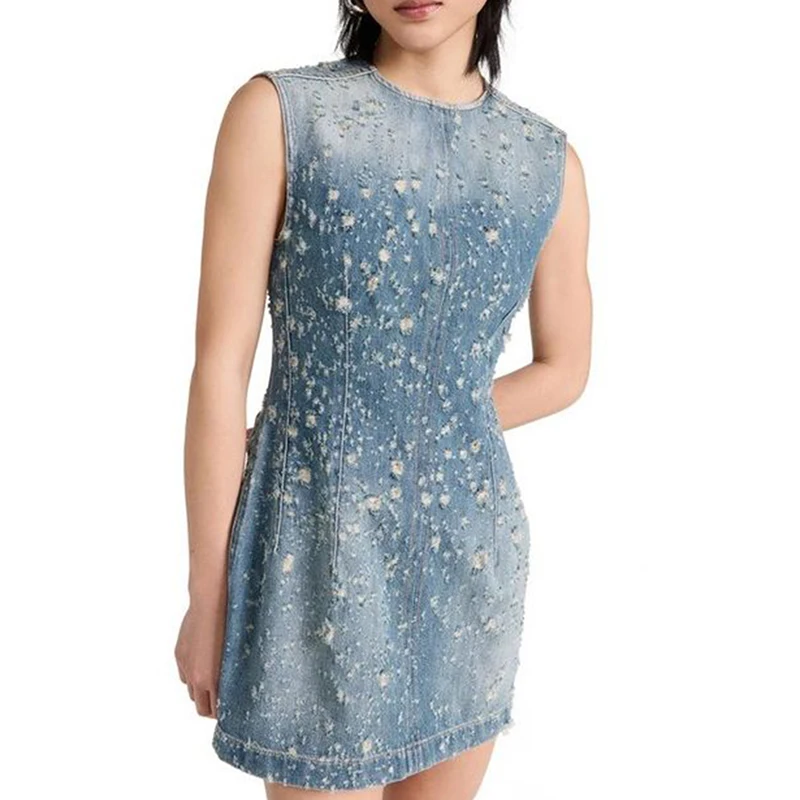 andmary ♥︎ Demi layered minidress 09 DENIM LAYERED MINI DRESS | T.W.I.N. (That's What I Need)