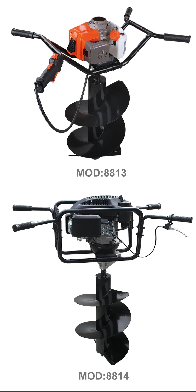 4 Stroke Portable Pit Drilling Machine Agriculture Tractor Post Hole ...