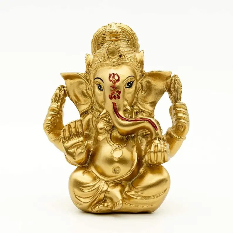 Statue De Décoration De Tableau De Bord De Voiture Ganesh Avec