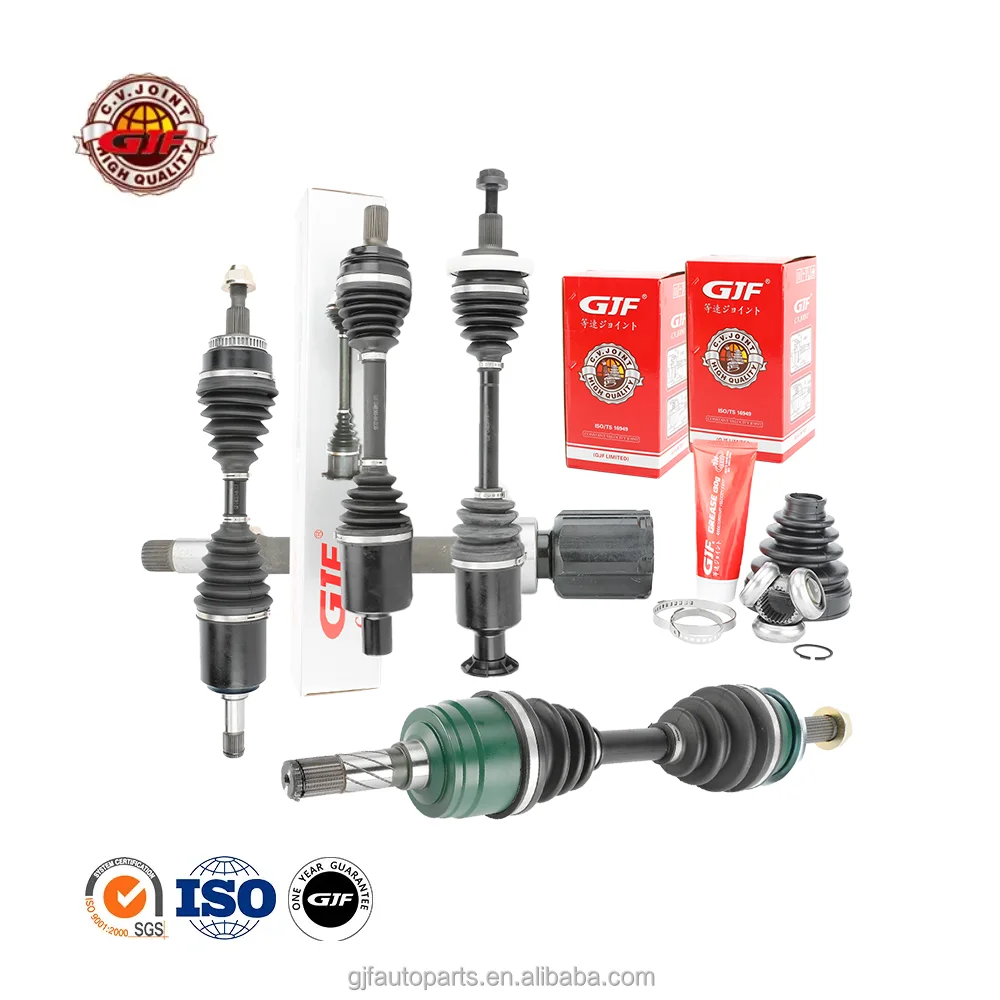 GJF Auto Parts Front Cv Joint Axle Shaft Left Right Drive Shaft for Toyota Nissan Mazda Hyundai Kia Ford Chevrolet Volvo Vw Bens