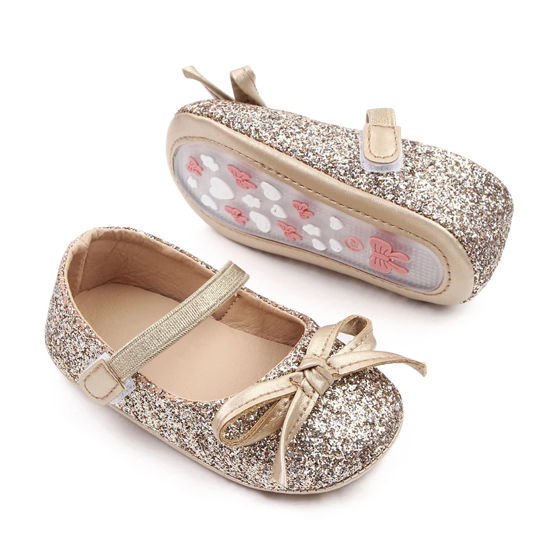 Hot Selling Baby Toddler Girl Shoes Bling Bling Designs for Girl 2025 manufacture