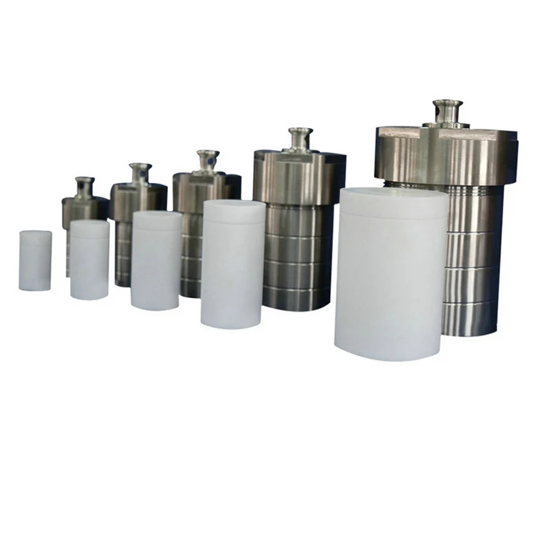 High Pressure Melting Hydrothermal Synthesis PTFE Lined Reactor Teflon-Lined Stainless Steel Autoclave 100ml