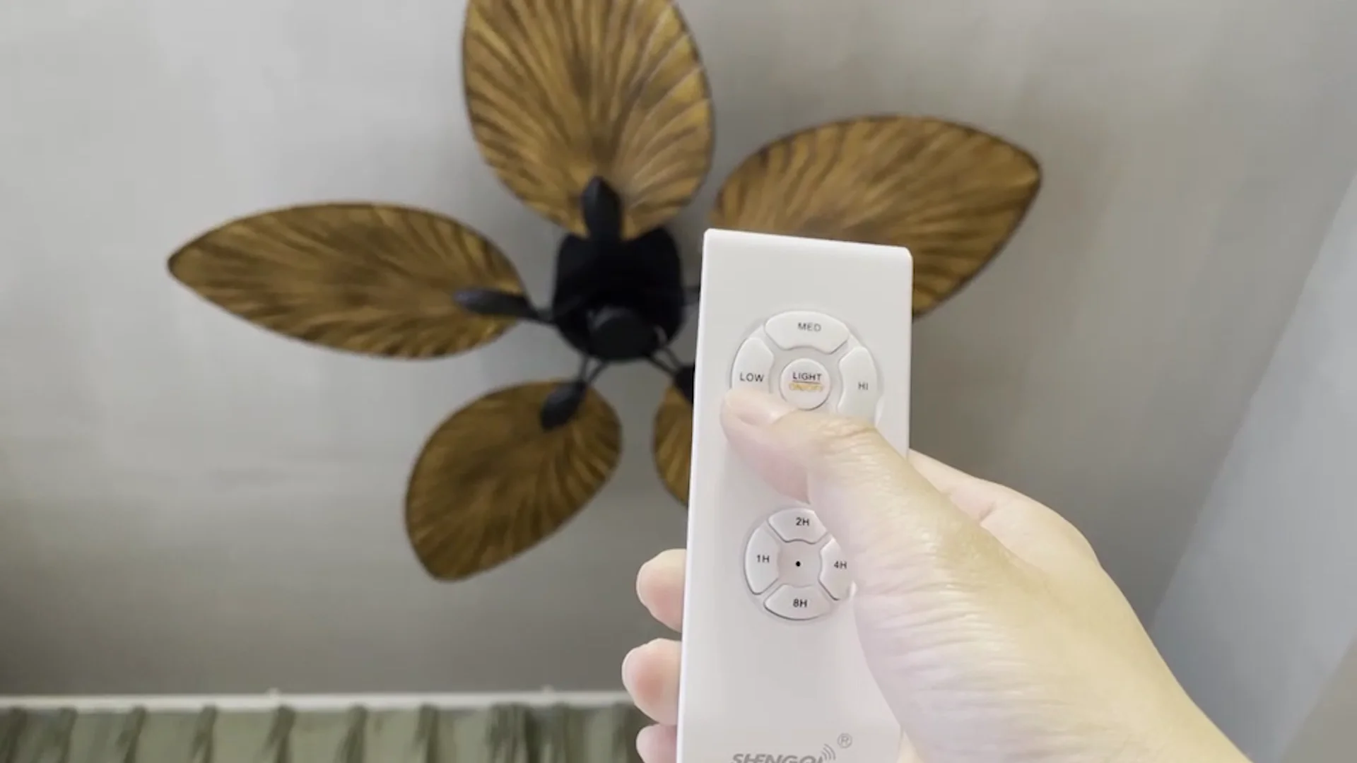 retro style fan 42 inch 52 inch abs palm-leaf ventilation