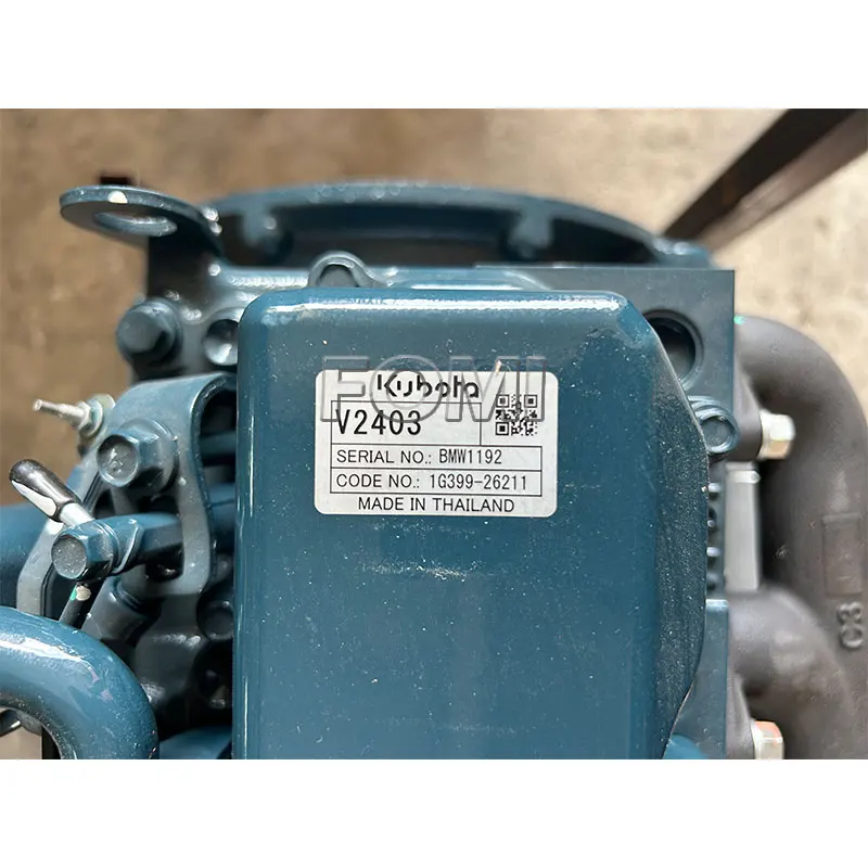 クボタV2403ディーゼルエンジンV2403 M V2403-M V2403-M-DI-E3B掘削機