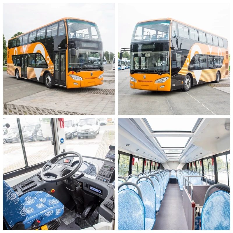 Price of New Bus Half Open Double-Decker Sightseeing Inner