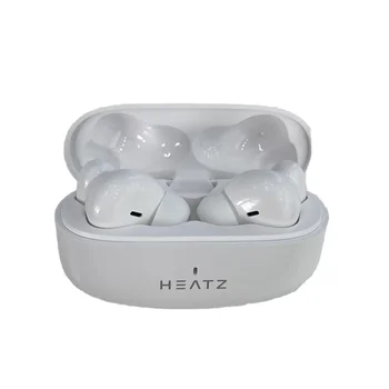 HEATZ HB4 V5.3 TWS Earphones & Headphones Wireless Noise Cancelling IPX5 Digital Battery Indicator Bluetooth V5.3 Compatible
