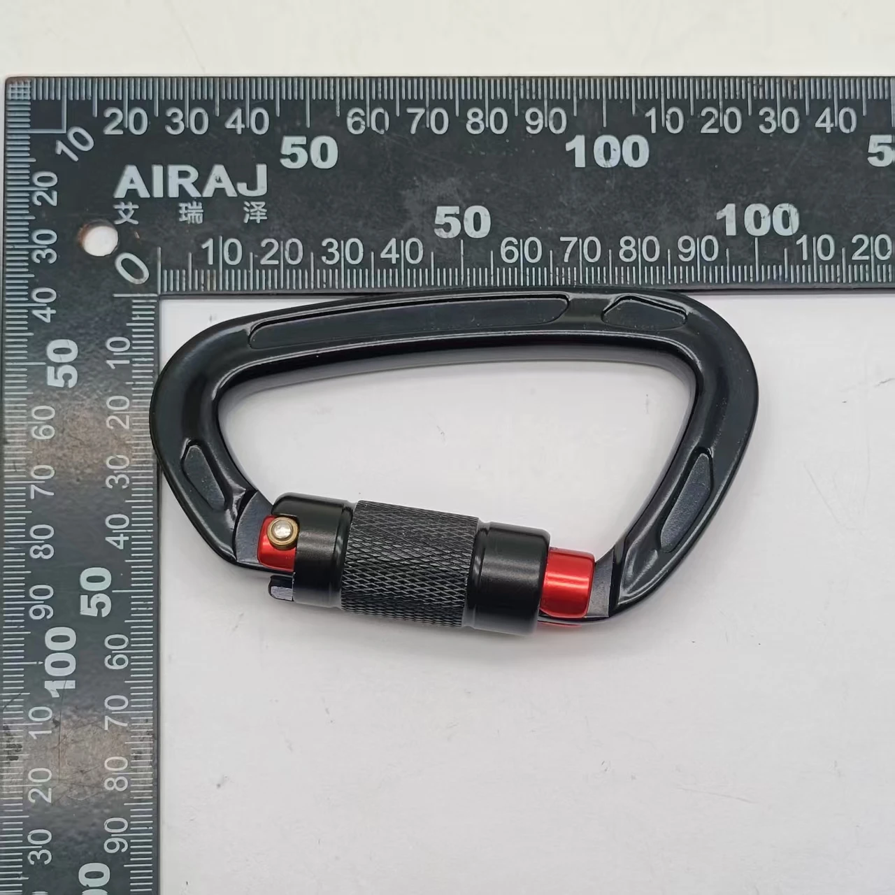 Heavy Duty 25KN Twist Lock Auto Locking Safety Aluminum Carabiner for Rock Climbing