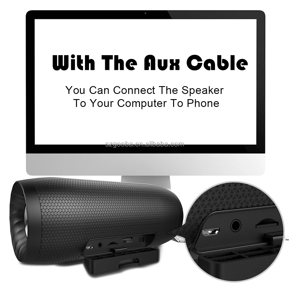S16 Newest Super Bass Desktop Sports Handsfree Portable Waterproof Outdoor Mini True Wireless Speaker - ANKUX.COM