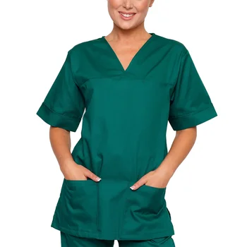 2023 Classic Medical Scrubs Uniform Nurses Wear Wholesale Scrubs Jogger Hospital Reusable Unisex Smart Scrub Tunic