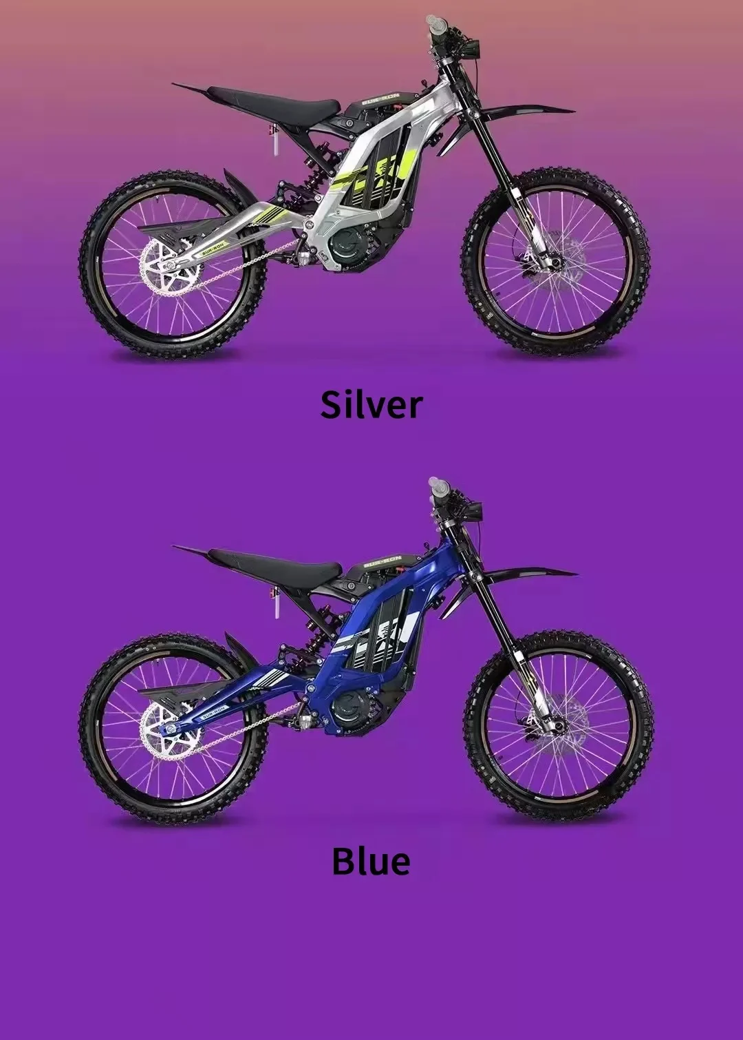 Original Sur Ron Light Bee X 60v 38ah Offroad 6000w 72v 50ah Electric Dirt Ebike Motorcycle