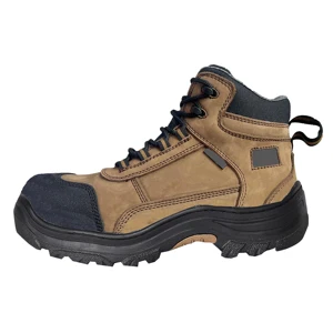Rubber New Model High Quality Steel Toe Breathable Safety Shoes Men Leather Puncture protection Work Boot Export 2026