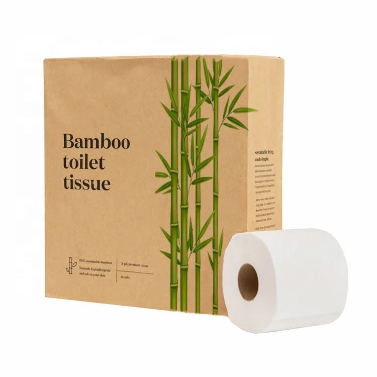 Factory Directly Custom Toilet Paper Rolls Bamboo Toilet Roll